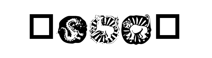 KR Chinese Zodiac  Free Fonts Download