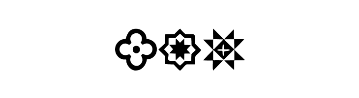 Italian Mosaic Ornaments  Free Fonts Download