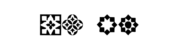 Italian Mosaic Ornaments  Free Fonts Download