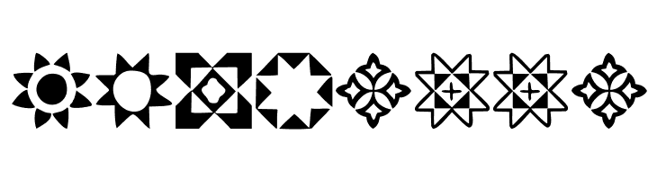 Italian Mosaic Ornaments  Free Fonts Download