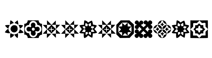 Italian Mosaic Ornaments  Free Fonts Download