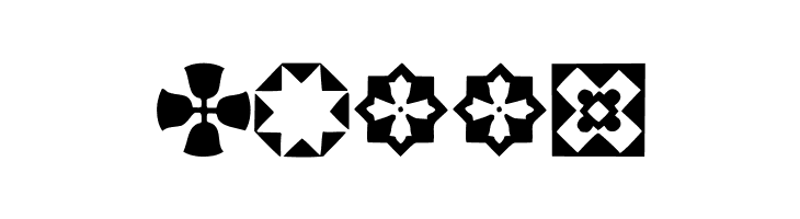 Italian Mosaic Ornaments  Free Fonts Download