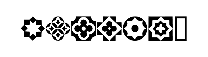 Italian Mosaic Ornaments  Free Fonts Download