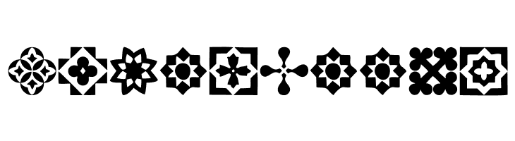 Italian Mosaic Ornaments  Free Fonts Download
