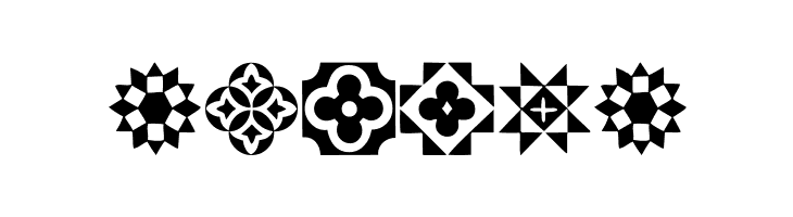 Italian Mosaic Ornaments  Free Fonts Download