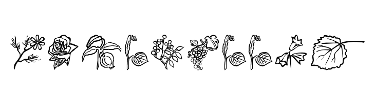 Flower-Show  Free Fonts Download