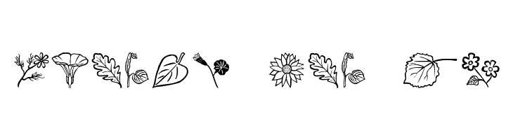 Flower-Show  Free Fonts Download
