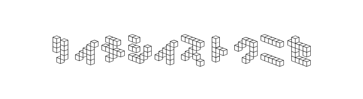 DemonCubicBlock NKP  Free Fonts Download