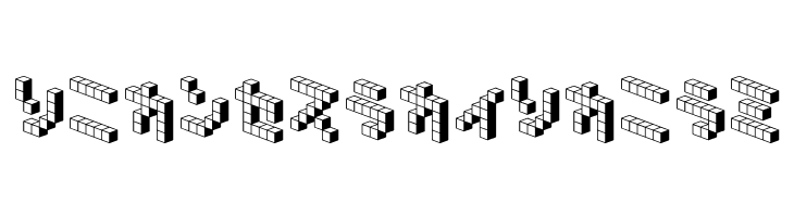 DemonCubicBlock NKP Shade  Free Fonts Download