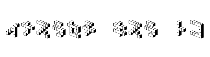 DemonCubicBlock NKP Shade  Free Fonts Download