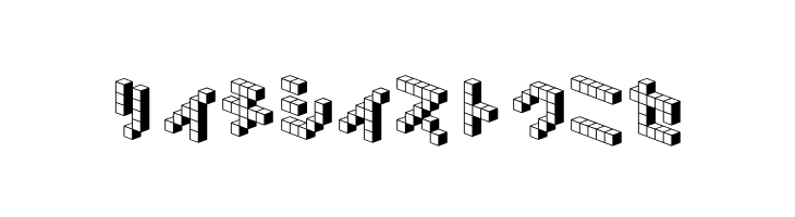 DemonCubicBlock NKP Shade  Free Fonts Download