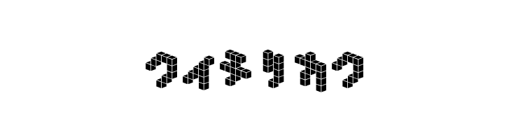 DemonCubicBlock NKP Tile  Free Fonts Download