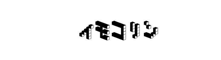 DemonCubicBlock NKP Dark  Free Fonts Download