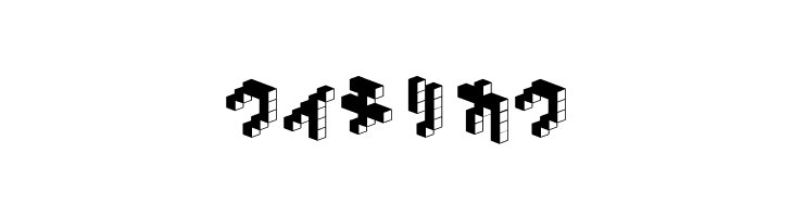 DemonCubicBlock NKP Dark  Free Fonts Download
