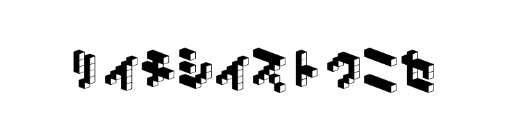 DemonCubicBlock NKP Dark  Free Fonts Download