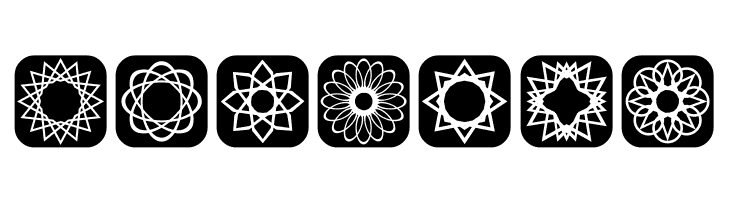 Symmetric Things 2  Free Fonts Download