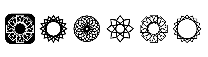 Symmetric Things 2  Free Fonts Download