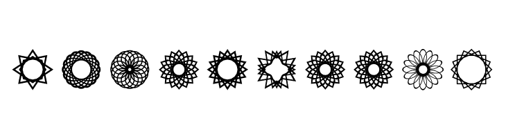 Symmetric Things 2  Free Fonts Download