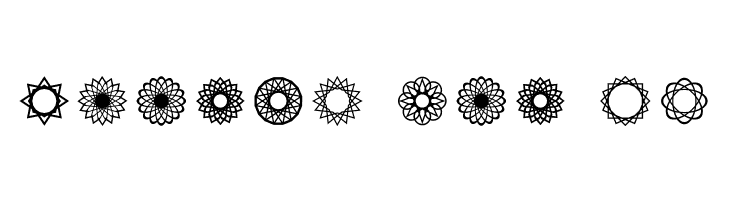 Symmetric Things 2  Free Fonts Download