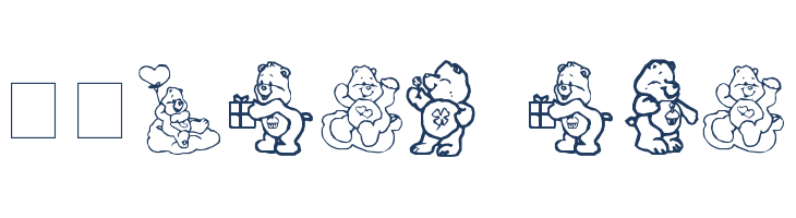 CarebearsbyIacy font — Lorem ipsum body text preview