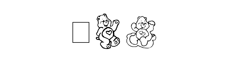 CarebearsbyIacy  Free Fonts Download
