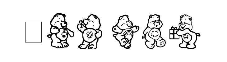 CarebearsbyIacy  Free Fonts Download