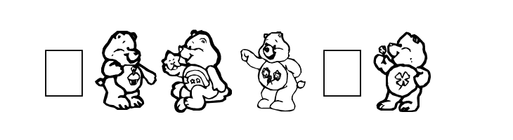 CarebearsbyIacy  Free Fonts Download