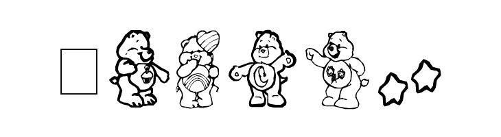 CarebearsbyIacy  Free Fonts Download