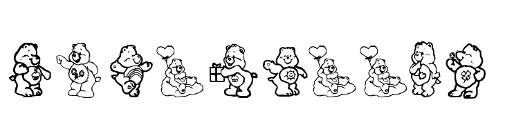 CarebearsbyIacy  Free Fonts Download