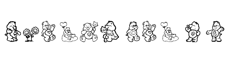 CarebearsbyIacy  Free Fonts Download