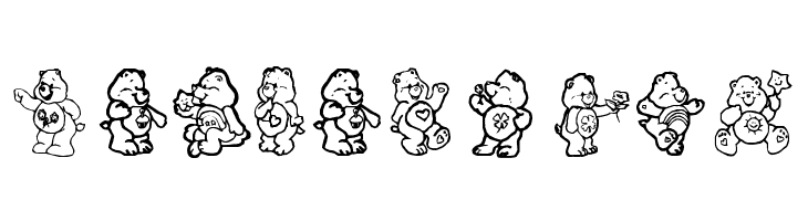 CarebearsbyIacy  Free Fonts Download