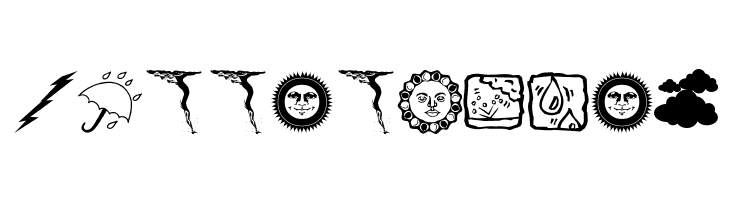 NowTheWeather  Free Fonts Download