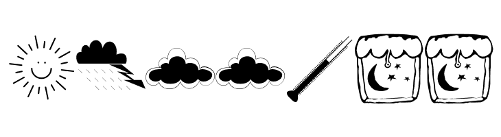 NowTheWeather  Free Fonts Download
