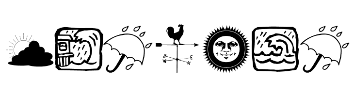 NowTheWeather  Free Fonts Download