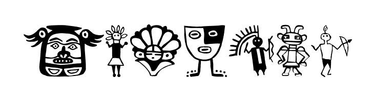 TribalisticaFigures  Free Fonts Download