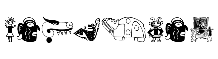 TribalisticaFigures  Free Fonts Download