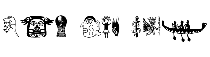 TribalisticaFigures  Free Fonts Download