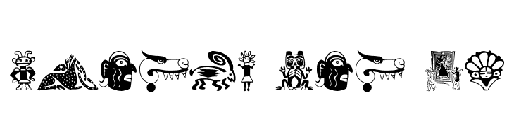 TribalisticaFigures  Free Fonts Download