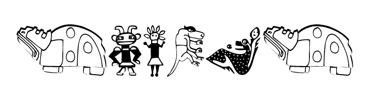 TribalisticaFigures  Free Fonts Download