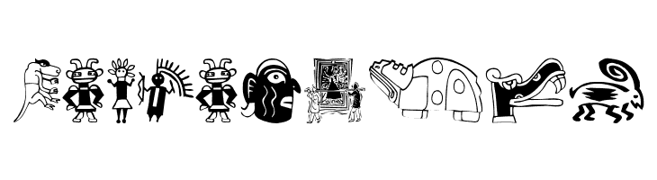 TribalisticaFigures  Free Fonts Download