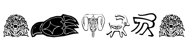 TribalFigTwo  Free Fonts Download