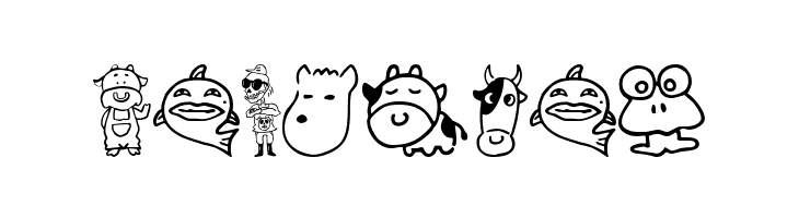 SakabeAnimal03  Free Fonts Download