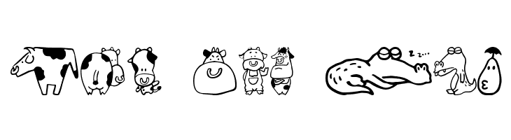 SakabeAnimal03  Free Fonts Download