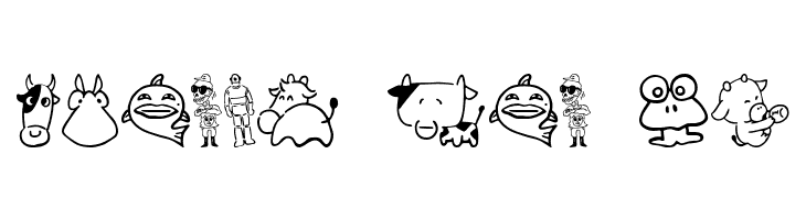 SakabeAnimal03  Free Fonts Download