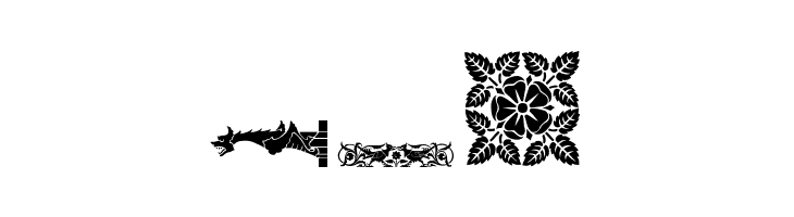 Medieval Dingbats  Free Fonts Download