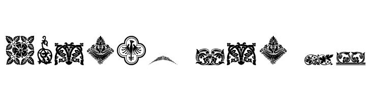 Medieval Dingbats  Free Fonts Download