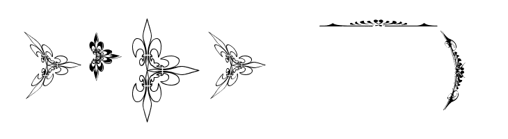 Eutemia Ornaments  Free Fonts Download