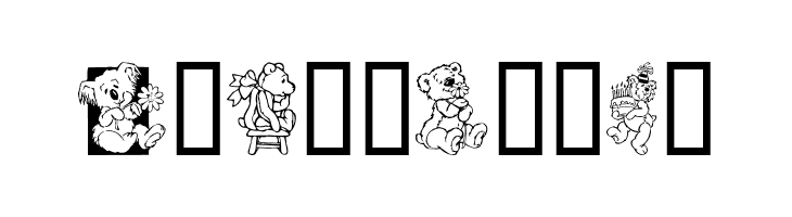 Teddybers Too  Free Fonts Download