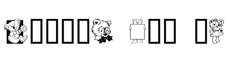 Teddybers Too  Free Fonts Download