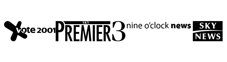 Sky 1998 Channel Logos  Free Fonts Download